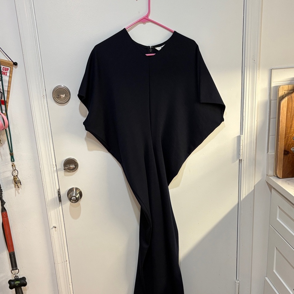 Banana Republic Elegant Navy Blue Scuba Dress